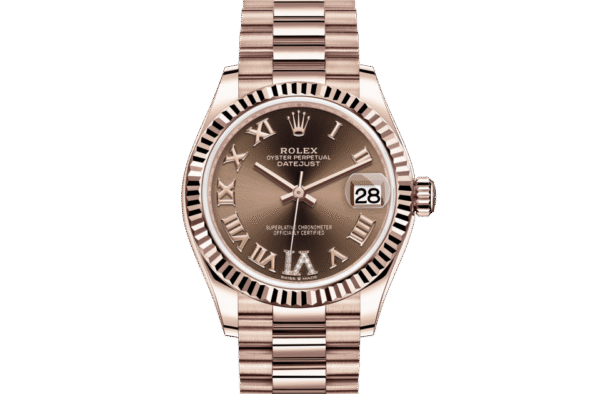 Rolex Datejust 31 Oyster 31 mm Everose gold m278275-0025