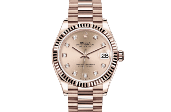 Rolex Datejust 31 Oyster 31 mm Everose gold m278275-0031
