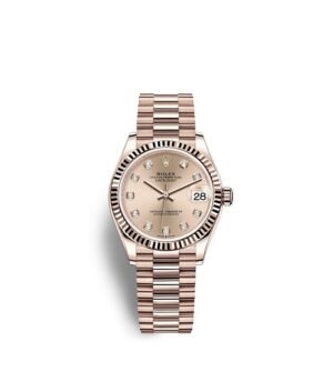 Rolex Datejust 31 Oyster 31 mm Everose gold m278275-0031