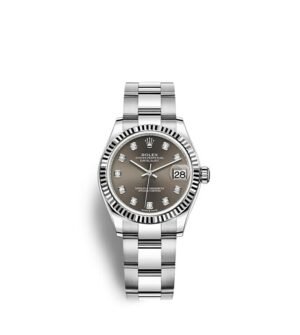 Rolex Datejust 31 Oyster 31 mm Oystersteel and white gold m278274-0007