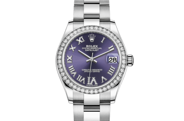 Rolex Datejust 31 Oyster 31 mm Oystersteel white gold and diamonds m278384rbr-0029