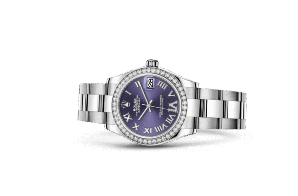 Rolex Datejust 31 Oyster 31 mm Oystersteel white gold and diamonds m278384rbr-0029