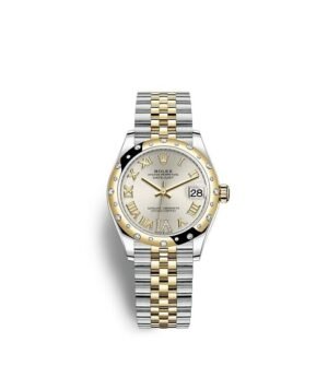 Rolex Datejust 31 Oyster 31 mm Oystersteel yellow gold and diamonds m278343rbr-0004