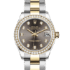 Rolex Datejust 31 Oyster 31 mm Oystersteel yellow gold and diamonds m278383rbr-0021