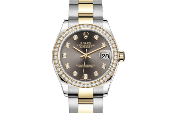 Rolex Datejust 31 Oyster 31 mm Oystersteel yellow gold and diamonds m278383rbr-0021