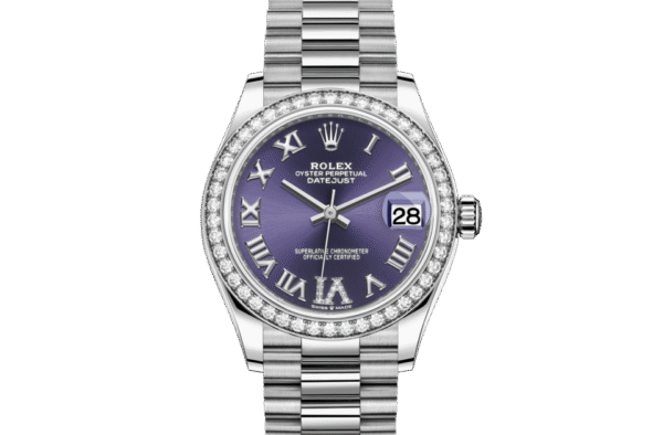 Rolex Datejust 31 Oyster 31 mm white gold and diamonds m278289rbr-0019