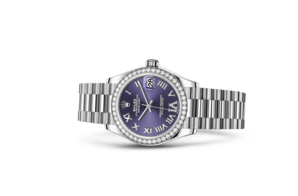 Rolex Datejust 31 Oyster 31 mm white gold and diamonds m278289rbr-0019