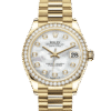 Rolex Datejust 31 Oyster 31 mm yellow gold and diamonds m278288rbr-0006