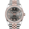 Rolex Datejust 36 Oyster 36 mm Oystersteel Everose gold and diamonds m126281rbr-0011