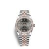 Rolex Datejust 36 Oyster 36 mm Oystersteel Everose gold and diamonds m126281rbr-0011