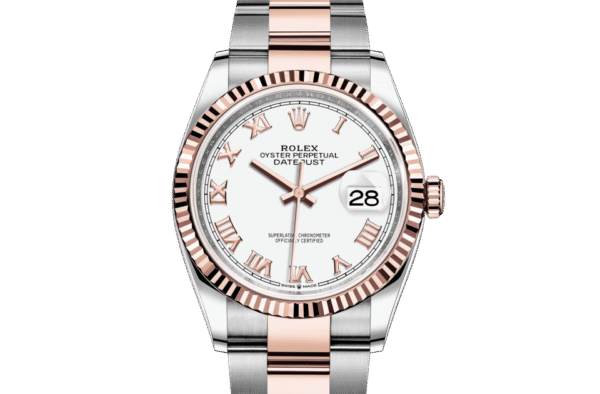 Rolex Datejust 36 Oyster 36 mm Oystersteel and Everose gold m126231-0016