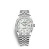 Rolex Datejust 36 Oyster 36 mm Oystersteel white gold and diamonds m126284rbr-0011