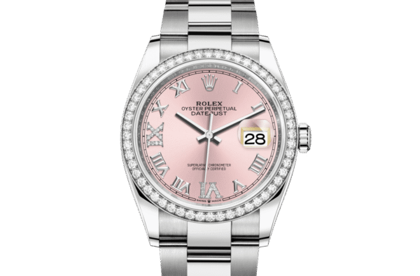 Rolex Datejust 36 Oyster 36 mm Oystersteel white gold and diamonds m126284rbr-0024