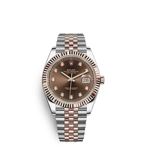 Rolex Datejust 41 Oyster 41 mm Oystersteel and Everose gold m126331-0004