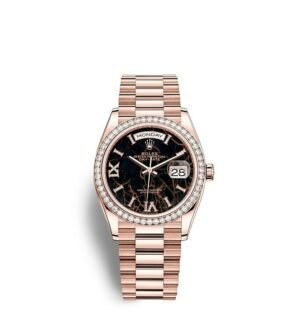 Rolex Day-Date 36 Oyster 36 mm Everose gold and diamonds m128345rbr-0044