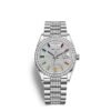 Rolex Day-Date 36 Oyster 36 mm white gold and diamonds m128349rbr-0012