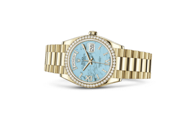 Rolex Day-Date 36 Oyster 36 mm yellow gold and diamonds m128348rbr-0037