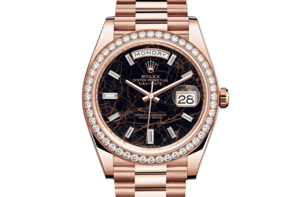 Rolex Day-Date 40 Oyster 40 mm Everose gold and diamonds m228345rbr-0016
