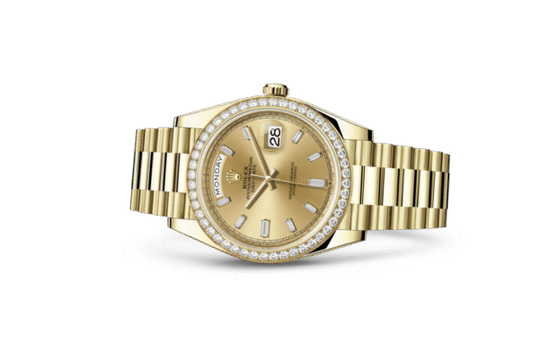 Rolex Day-Date 40 Oyster 40 mm yellow gold and diamonds m228348rbr-0002