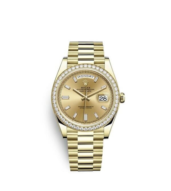 Rolex Day-Date 40 Oyster 40 mm yellow gold and diamonds m228348rbr-0002
