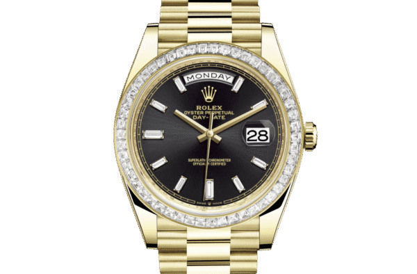 Rolex Day-Date 40 Oyster 40 mm yellow gold and diamonds m228398tbr-0001