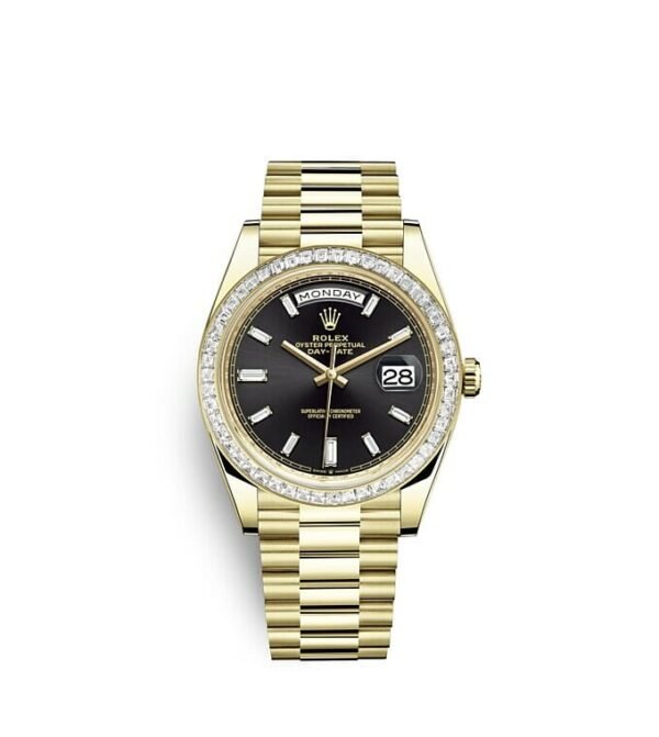 Rolex Day-Date 40 Oyster 40 mm yellow gold and diamonds m228398tbr-0001