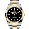Rolex Explorer Oyster 36 mm Oystersteel and yellow gold m124273-0001