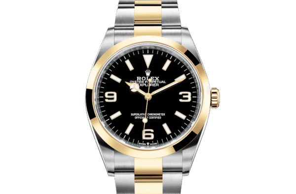 Rolex Explorer Oyster 36 mm Oystersteel and yellow gold m124273-0001