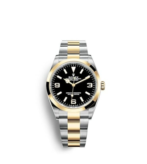 Rolex Explorer Oyster 36 mm Oystersteel and yellow gold m124273-0001